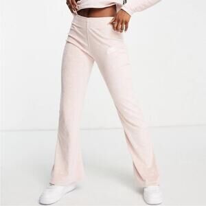 Nike Air Velour Baby Pink Logo Pants Size S
